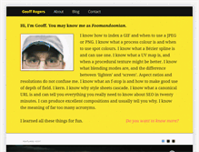 Tablet Screenshot of geoff.at